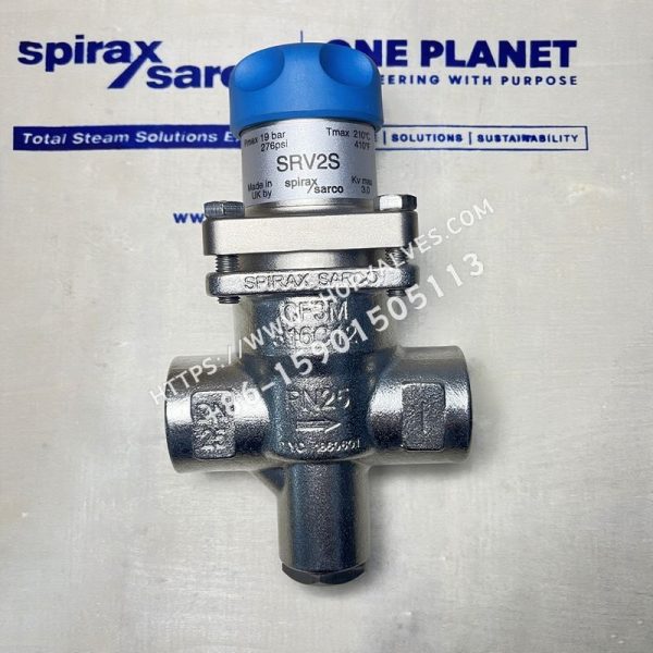 Spirax Sarco SRV2S Válvula reductora de presión de acero inoxidable roscada DN25