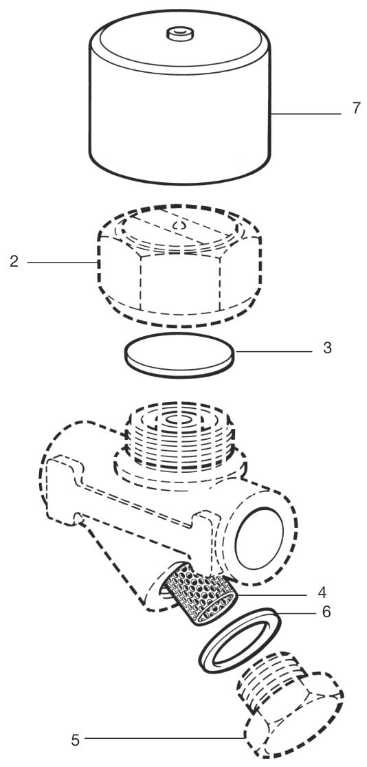 Spirax Sarco TD42S2/TD42S2LC Thermodynamic Steam Traps - Construction Diagrams