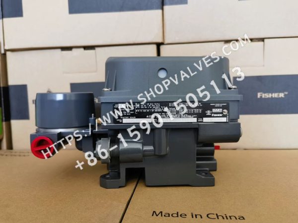 Placa de características del posicionador Fisher DVC6200