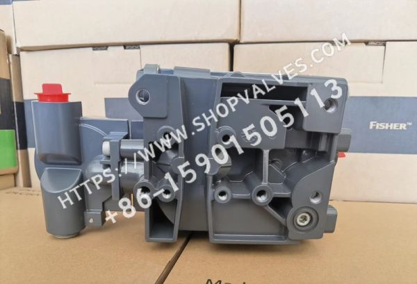 Parte trasera del posicionador Fisher DVC6200