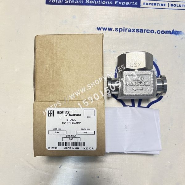 斯派莎克 Spirax Sarco BTD52L 热动力型蒸汽疏水阀 背面