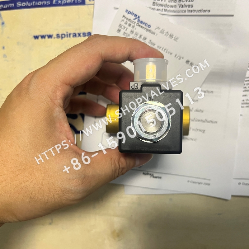 Спиракс Сарко (Spirax Sarco) BCV1 1/2 "BSP 230V Дренажный электромагнитный клапан - верхний
