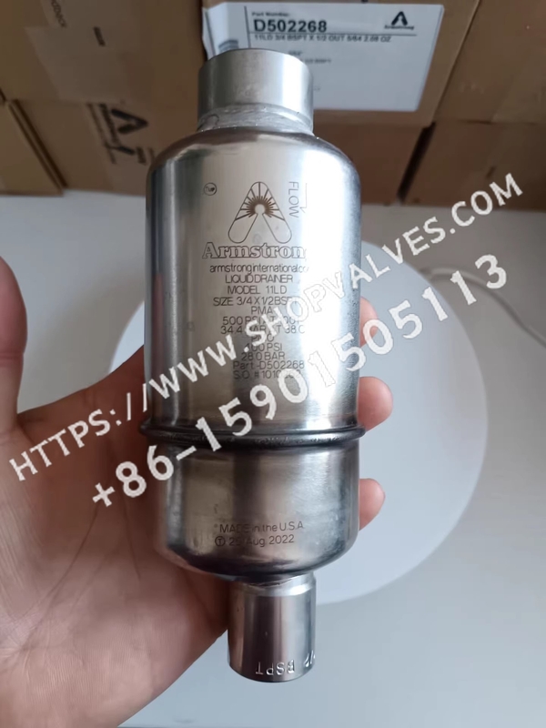 Armstrong Armstrong 11-LD Stainless Steel Free Float Lever Liquid Drainer Nameplate